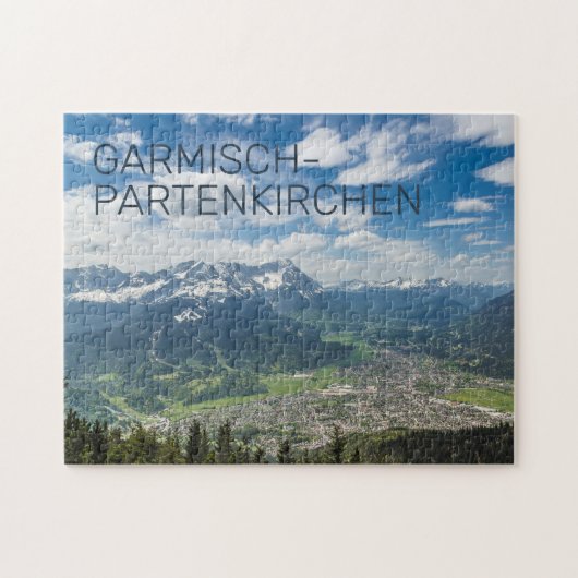 Garmisch-Partenkirchen Bavaria Alps Panorama Gesch Puzzle (Horizontal)