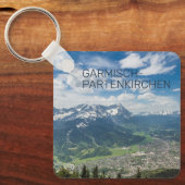 Garmisch-Partenkirchen Bavaria Alps Panorama Gesch Schlüsselanhänger (Vorderseite)
