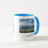 Garmisch-Partenkirchen Bavaria Alps Panorama Gesch Tasse (VorderseiteRechts)