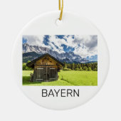 Garmisch Partenkirchen Bavaria Alps Panorama Keramik Ornament (Vorne)