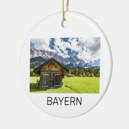 Garmisch Partenkirchen Bavaria Alps Panorama Keramik Ornament (Links)