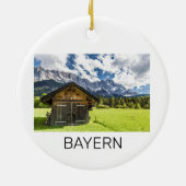 Garmisch Partenkirchen Bavaria Alps Panorama Keramik Ornament (Hinten)