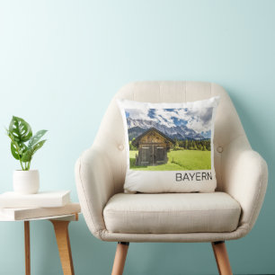 Garmisch Partenkirchen Bavaria Alps Panorama Kissen