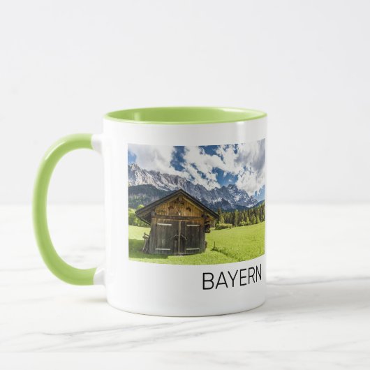 Garmisch Partenkirchen Bavaria Alps Panorama Tasse (Links)