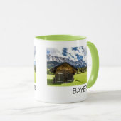 Garmisch Partenkirchen Bavaria Alps Panorama Tasse (VorderseiteRechts)