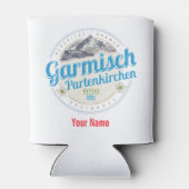 Garmisch Partenkirchen Bayern Vintage Alpen Dosenkühler (Rückseite)