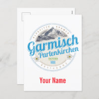 Garmisch Partenkirchen Bayern Vintage Alpen