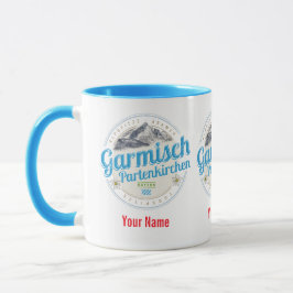 Garmisch Partenkirchen Bayern Vintage Alpen Tasse
