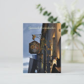 Garmisch-Partenkirchen bei Nachtkarte Postkarte (Stehend Vorderseite)