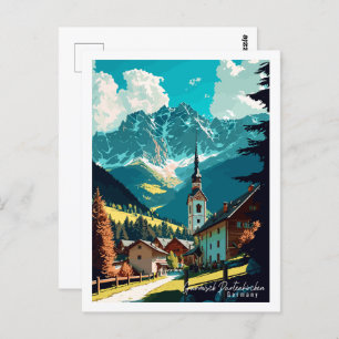 Garmisch Partenkirchen Deutschland Jahrgangsreisen Postkarte