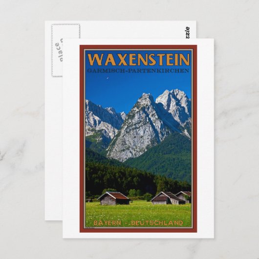 Garmisch - Waxenstein Postkarte (Vorne/Hinten)