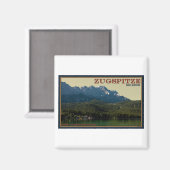 Garmisch - Zugspitze oberhalb des Eibsees Magnet (Vorderseite/Rückseite)