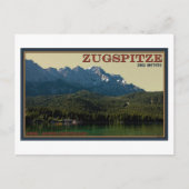 Garmisch - Zugspitze oberhalb des Eibsees Postkarte (Vorderseite)