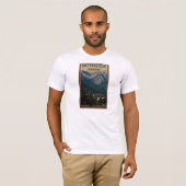 Garmisch - Zugspitze über Stadt T-Shirt (Vorne ganz)