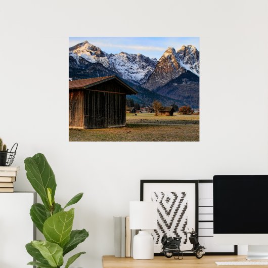 Garmisch Zugspitzeland Poster (Heimbüro)