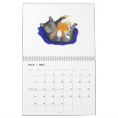 Garn-Ball-und Kätzchen-Kalender Kalender (Mär 2027)