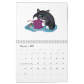 Garn-Ball-und Kätzchen-Kalender Kalender (Feb 2027)