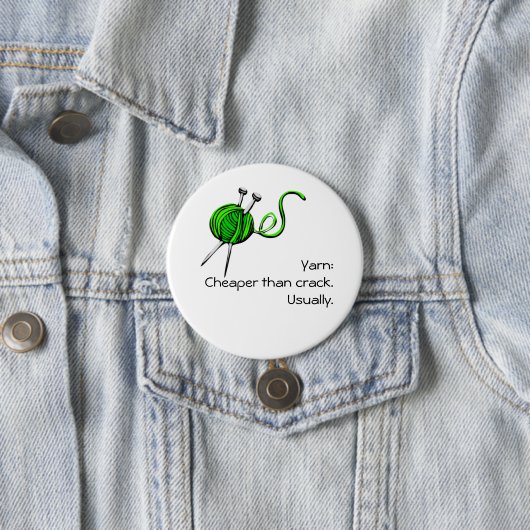 Garn: Billiger als Sprung. Normalerweise Button (Beispiel)