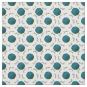 Garn-Druck/aquamarines Garn-Ball-Muster Stoff (Muster)