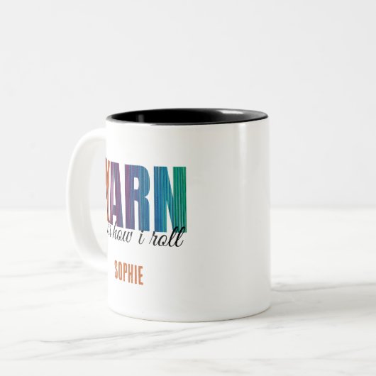 Garn Es ist, wie ich das Kneten von Tasse (Vorderseite Links)