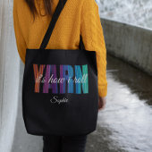 Garn Es ist, wie ich Rollen Custom Knitting Tasche