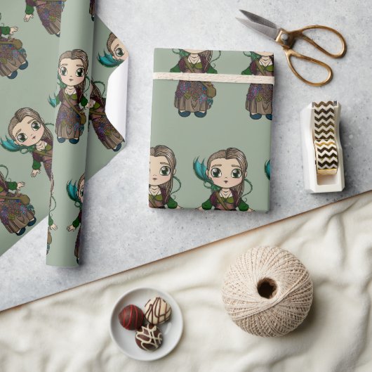 Garn Geschenkpapier (Kunsthandwerk)