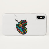 Garn-Herz iPhone Fall Case-Mate iPhone Hülle (Rückseite (Horizontal))