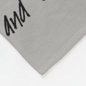 Garn ist Glückskunst Zitat Fleecedecke (Ecke)