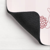 „Garn kaufen ist Selbstfürsorge“ Lustiges Strick-M Mousepad (Ecke)