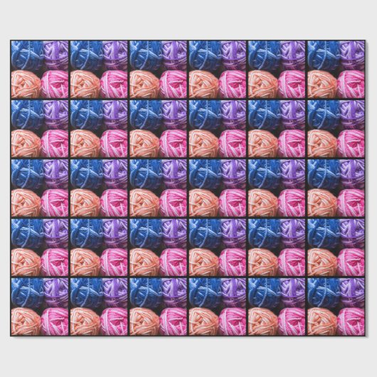 Garn-Packpapier Geschenkpapier (Flach)