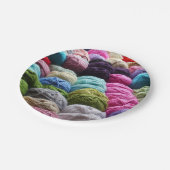 Garn-PapierTeller Pappteller (Schrägansicht)