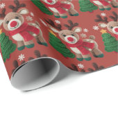 Garn-Rudolph-Geschenkpapier Geschenkpapier (Rolleneckpunkt)