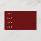 GARN, SCHEREN: KUNST: VISITENKARTE (Rückseite)