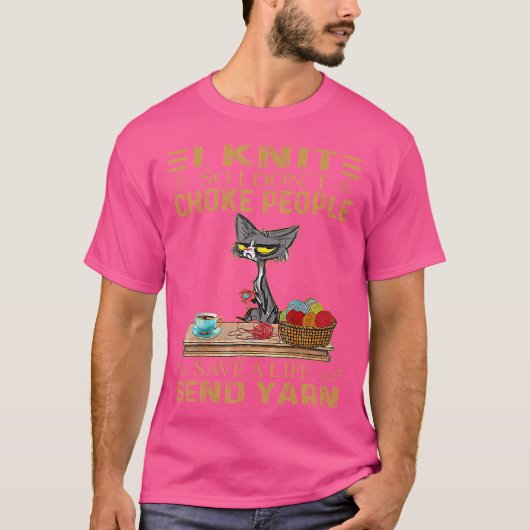 Garn senden T-Shirt (Vorderseite)