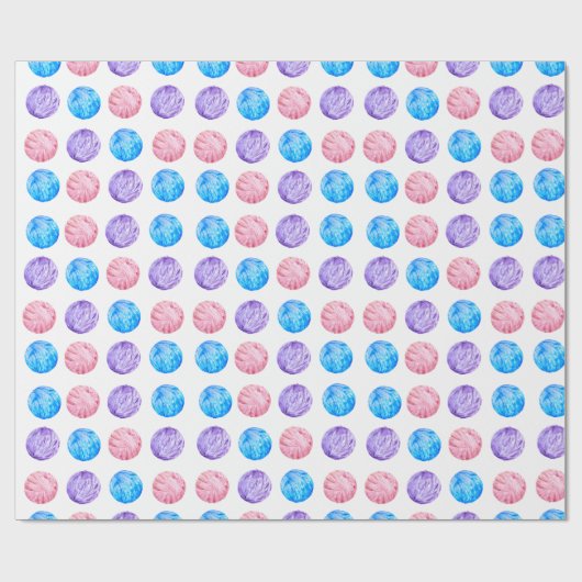 Garn-Strang-Geschenk-Verpackungs-Papier Geschenkpapier (Flach)