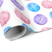 Garn-Strang-Geschenk-Verpackungs-Papier Geschenkpapier (Rolleneckpunkt)