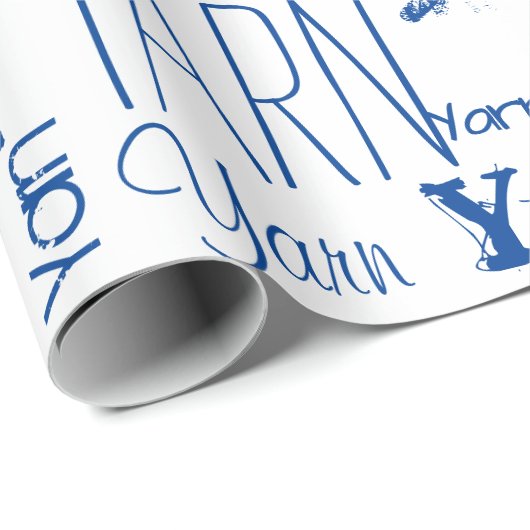 GARN! Typografie Geschenkpapier (Rolleneckpunkt)