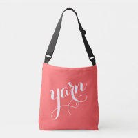 GARN! Typografie White Calligrafy Coral