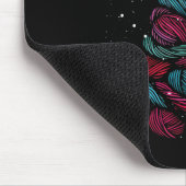 Garn Weihnachtsbaum Häkeln Stricken Xmas  Mousepad (Ecke)