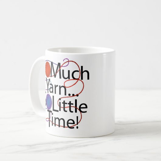 Garn-Zeit Kaffeetasse (Vorderseite Links)