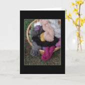 GarnBasket Karte (Gelbe Blume)