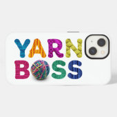 Garnboss iPhone Hülle (Rückseite (Horizontal))