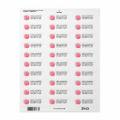 Garne Aquarell Rosa Kunsthandwerk (Vorne)