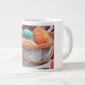 Garne aus Birkenrinde Jumbo-Tasse (Vorderseite Rechts)