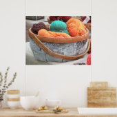 Garne aus Birkenrinde Poster (Küche)