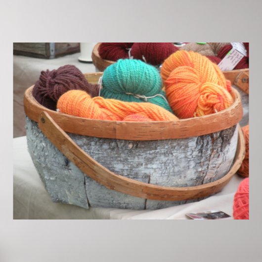 Garne aus Birkenrinde Poster (Vorne)