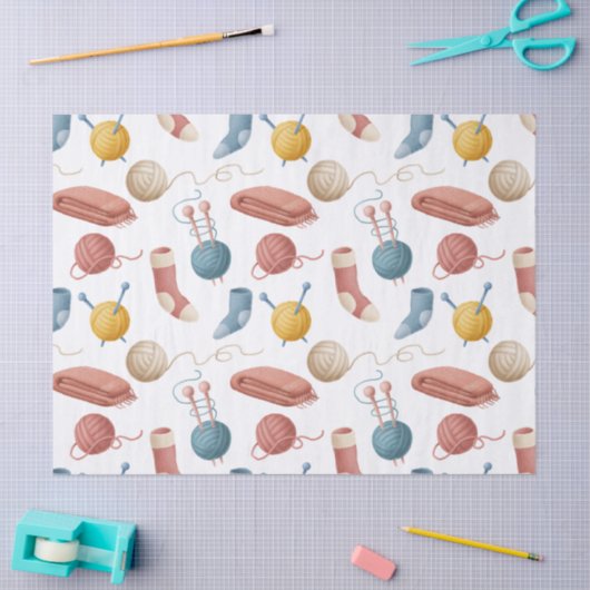 Garne aus Cartoon, Decken und Socken Seidenpapier (Basteln)