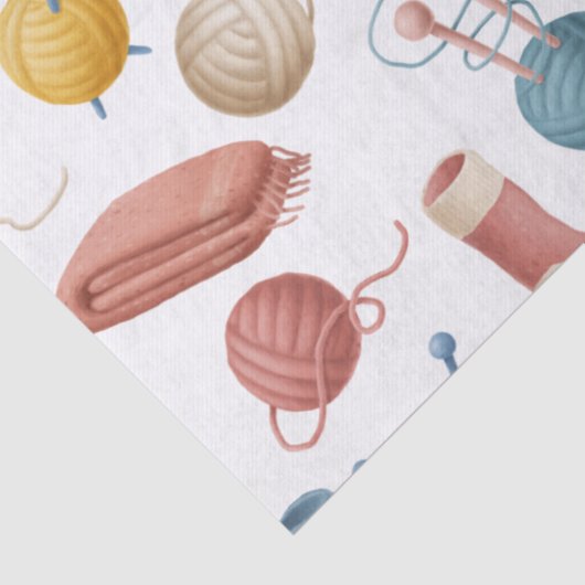 Garne aus Cartoon, Decken und Socken Seidenpapier (Detail)