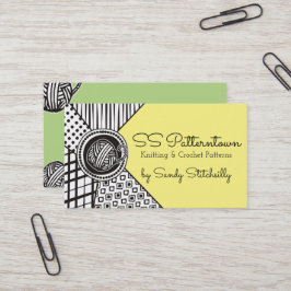 Garne aus Strickfaser Visitenkarte