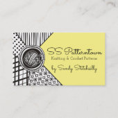 Garne aus Strickfaser Visitenkarte (Vorderseite)